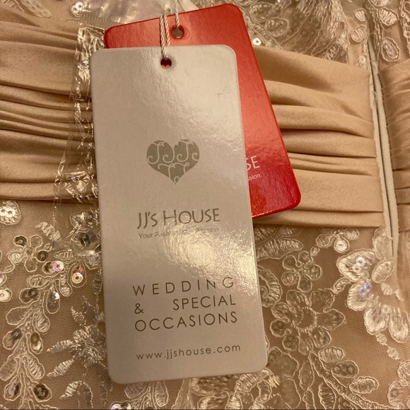 Beautiful special occasion or wedding  style dress. NWT by JJ’s House - Picture 6 of 7